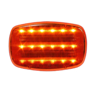 Lite-It HF18A-PHD LED Magnetic Safety Flasher, Amber