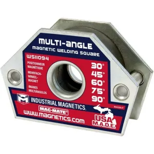 Mag-Mate WS11094X2 Ceramic Magnetic Welding & Fabrication Square, 4-3/8" Wide x 1-9/16" Deep x 3" High
