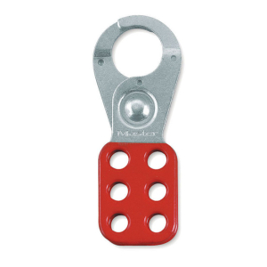 Master Lock 420 Safety Lockout Hasp, Steel, 1-3/4 In W X 4-1/2 In L, 1 In Jaw Dia