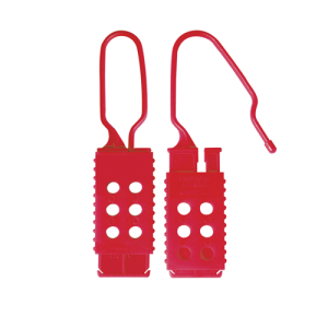 Master Lock 428 Safety Series Lockout Hasps, 1 5/8 In W X 6 7/8 In L, 1 In Jaw Dia.