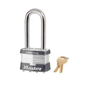 Master Lock 5KALJ-A473 No. 5 Laminated Steel Padlock, 3/8 In Dia X 15/16 In W X 2-1/2 In H Shackle, Silver/Gray, Keyed Alike, Keyed A473 (6 pcs / Box)