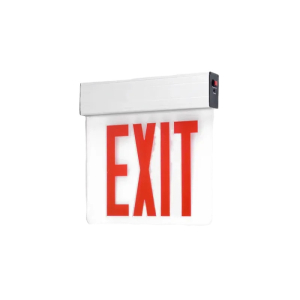 Medinah Power EDGE-ES-01 Edge Series Led Edge-lit Emergency Exit Sign - Red 120/277V