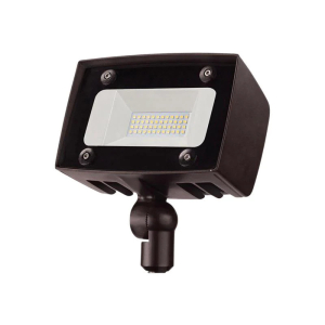 Medinah Power PWRF50-PC-4K-BZ PowerFlood Series Architectural Flood Light 50 W, with Photocell, 4000 K, Bronze