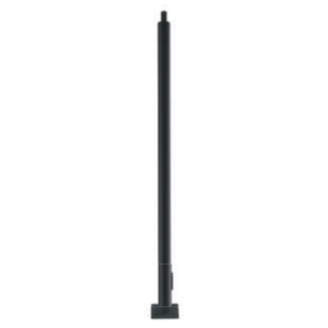 Medinah Power RSS-5-11-20-BLK-GLV-T2 RSS Series Round Straight Steel Pole, 20ft, 5", 11ga, Tenon Top, Black (OH)