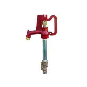 Merrill AFNL7510 Any Flow Frost-Proof Yard Hydrant 10ft Galvanized Pipe/Rod No-Lead Brass Valve Body
