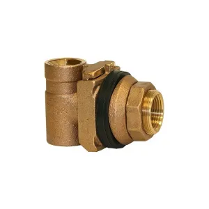 Merrill MB125N 100 Series 1-1/4" Brass Pitless Adapter, 5"-8" Casing, 300' Pipe Support w/o Outside Thread