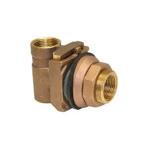 Merrill MBNL200D 1" No Lead Bronze Pitless Adapter, 5"-8" Casing, 1" Discharge with Thru Hole for H2O Pitless Control Unit