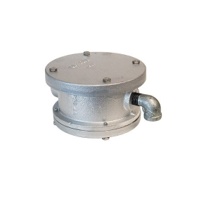 Merrill WC400 4" I.D. x 4-1/2" O.D. WC Series Sanitary Watertight Caps with 1" Conduit Tap 1/2" Vent