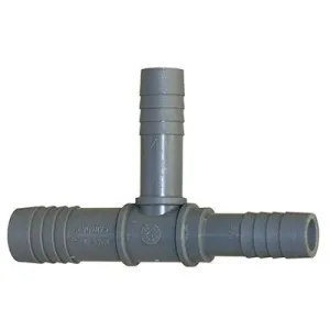 Merrill PTP75505 Plastic Reducing Insert Tees - 3/4" Insert x 1/2" Insert / 1/2" Insert / Polyethylene (Pack of 10 pcs)