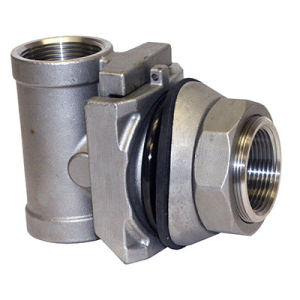 Merrill SSMB225 Pitless Adapter - Stainless Steel - 1-1/4" Drop x 1-1/4" Discharge / 1.8" / 5" - 8" Support 800'