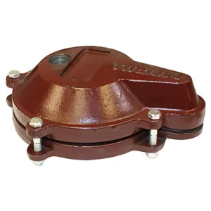 Merrill WCM6 WCIG - WCM Series Sanitary Watertight Caps - 6" I.D. 6-5/8" O.D. / 1-1/4" Conduit Tapping / 1" Tapped Vent