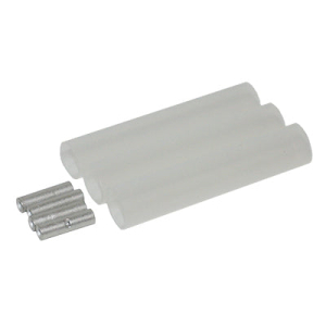 Merrill ICSKEH5034 Economy Clear Tubing Splice Kits - 1/2" X 3" (3 pcs) / #10-12-14 Gauge (4 pcs) / Clear Extra Heavy
