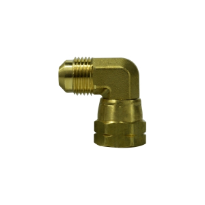 Midland Industries 10497 Swivel Elbow, 3/4 in SAE 45 deg Male Flared x 3/4 in SAE 45 deg Female Flared, Brass