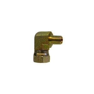 Midland Industries 1501612 90-deg Swivel Elbow, 3/8-in Male NPTF x 3/4-in Female NPSM Swivel, Steel