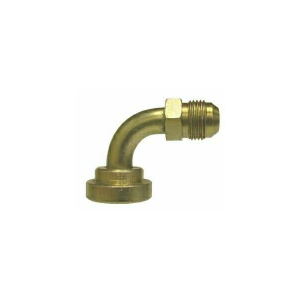 Midland Industries 18041616 90-deg Flange Elbow, 1-in Male JIC x 1-in Code 62 Flange, Steel