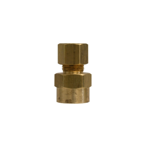Midland Industries 18150 Adapter, 5/16 in Compression x 1/4 in FNPTF, Brass