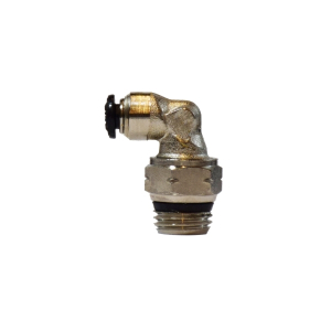 Midland Industries 20659N 90 deg Swivel Elbow, 12 mm Push-In x 1/2 in MNPT Global, Brass, Nickel-Plated