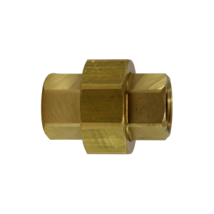 Midland Industries 28069 Pipe Union, 3/8 in FNPTF x 3/8 in FNPTF, 1-3/4 in, Brass
