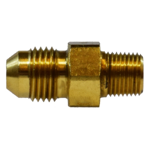 Midland Industries 28718 Straight Adapter, 1-5/16 in Male JIC x 1 in MIP, 2.3 in, Brass