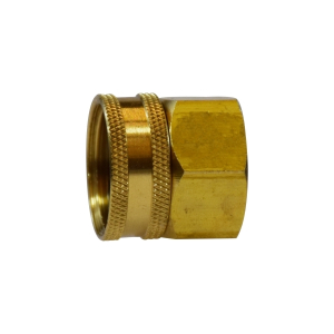 Midland Industries 30006 Straight Swivel Adapter, 3/4 in FGH x 3/4 in FIP, Brass