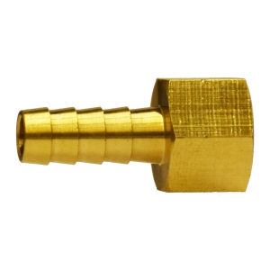 Midland Industries 32062 Rigid Adapter, 3/16 in Hose Barbed x 1/4 in MPT, Brass