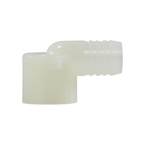 Midland Industries 33471W 90 deg Elbow, 3/4 in Hose Barbed x 3/4 in FIP, Nylon