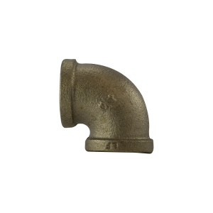 Midland Industries 44107LF 90 deg Elbow, 1-1/2 in FPT x 1-1/2 in FPT, Bronze