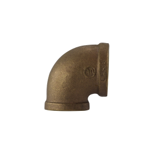 Midland Industries 44134 90 deg Reducing Elbow, 1-1/4 in FPT x 1 in FPT, Bronze