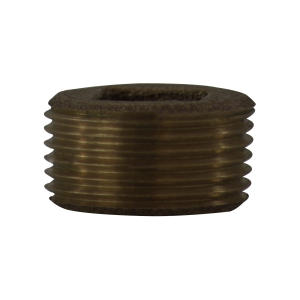 Midland Industries 44638 Square Drive Countersunk Plug, 2 in MPT, Bronze