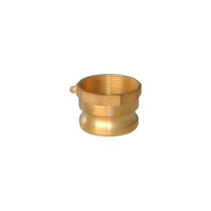 Midland Industries CGA-600-B1 Cam and Groove Adapter, 6 in Type A x 6 in FNPT, Brass
