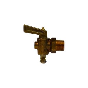 Midland Industries 46072 Drain Cock, 3/8 in Nominal Pipe, MIP, Brass Body