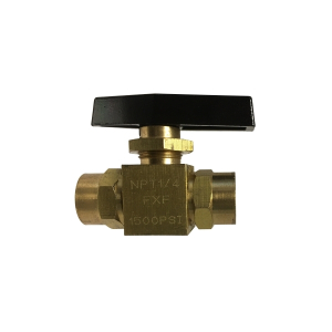 Midland Industries 46832 Instrumentation Ball Valve, 1/4 in Nominal, FPT x FPT, 1500 psi WOG Pressure