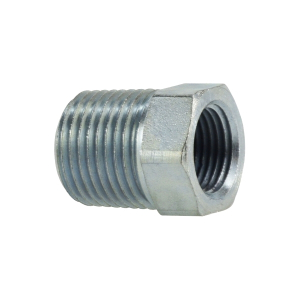 Midland Industries 54063220 Hex Pipe Reducer Bushing, 2-in Male NPTF x 1-1/4-in Female NPTF, Steel