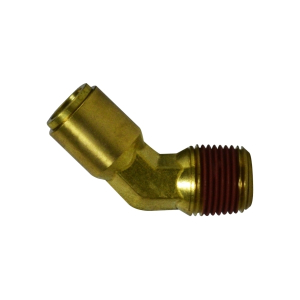 Midland Industries 541212 45 deg Elbow, 3/4 in Tube OD x 3/4 in MPT, Brass