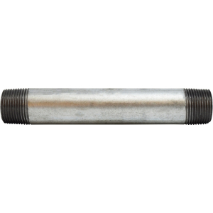Midland Industries 56088 Welded Pipe Nipple, 3/4 in MPT x 3/4 in MPT, 5 in L, Steel, Galvanized, SCH 40 Schedule