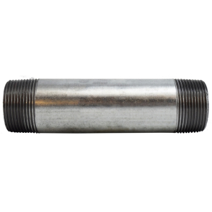 Midland Industries 56122 Welded Pipe Nipple, 1-1/4 in MPT x 1-1/4 in MPT, 2-1/2 in L, Steel, Galvanized