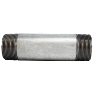 Midland Industries 56283 Welded Pipe Nipple, 1-1/2 in MPT x 1-1/2 in MPT, 36 in L, Steel, Galvanized, SCH 40 Schedule