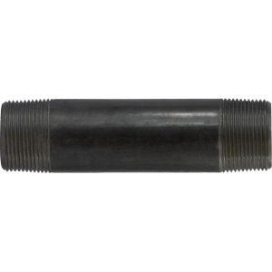 Midland Industries 57270 Welded Pipe Nipple, 1-1/4 in MPT x 1-1/4 in MPT, 18 in L, Steel, Black, SCH 40 Schedule