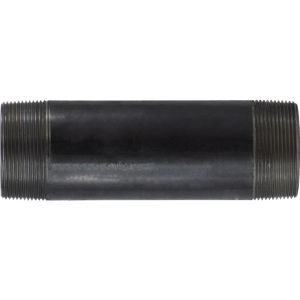 Midland Industries 57297 Welded Pipe Nipple, 2 in MPT x 2 in MPT, 72 in L, Steel, Black, SCH 40 Schedule