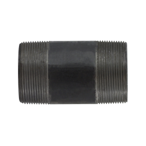 Midland Industries 59160SMLSXX Seamless Pipe Nipple, 2 in MPT x 2-1/2 in MPT, Close L, Iron, Black, XXH Schedule