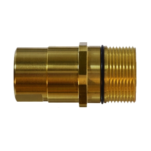 Midland Industries 61052 Wingnut Nipple, 3/4 in FNPT, Brass