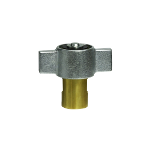 Midland Industries 61152 Quick Disconnect Wingnut Coupler, 3/4 in FNPT x 3/4 in FNPT, Brass