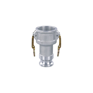 Midland Industries DA-2030-A Type DA Cam and Groove Reducer Coupler/Adapter, 2-in Female Coupler x 3-in Male Adapter, Aluminum