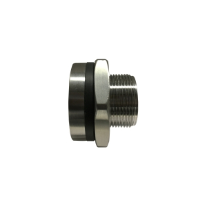 Midland Industries 63215 Bulkhead Fitting, 1 in NPT x 1 in NPT, Stainless Steel