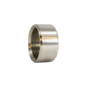 Midland Industries 63775 Half Coupling, 1 in FPT x 1 in Butt Weld, Stainless Steel, 150 lb