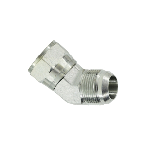 Midland Industries SS6502-10-10 45-deg Elbow, 5/8-in Male JIC x 5/8-in Female JIC Swivel, Stainless Steel