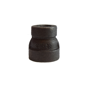 Midland Industries 69438 Reducing Coupling, 3/4 in FPT x 1/2 in FPT, Iron, Black, XH Schedule, 300 lb