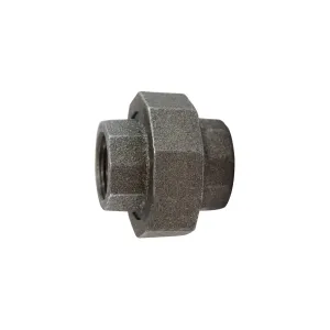 Midland Industries 69602 Union, 3/8 in FPT x 3/8 in FPT, Iron, Black, XH Schedule, 300 lb