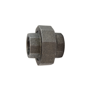 Midland Industries 69606 Union, 1-1/4 in FPT x 1-1/4 in FPT, Iron, Black, XH Schedule, 300 lb