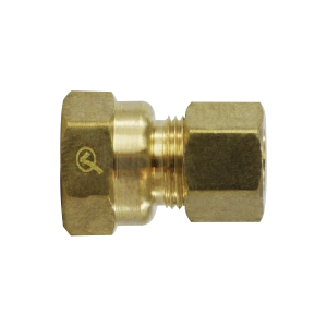Midland Industries 700066-0812 Coupling, 1/2 in Compression x 3/4 in FNPTF, Lead-Free Brass